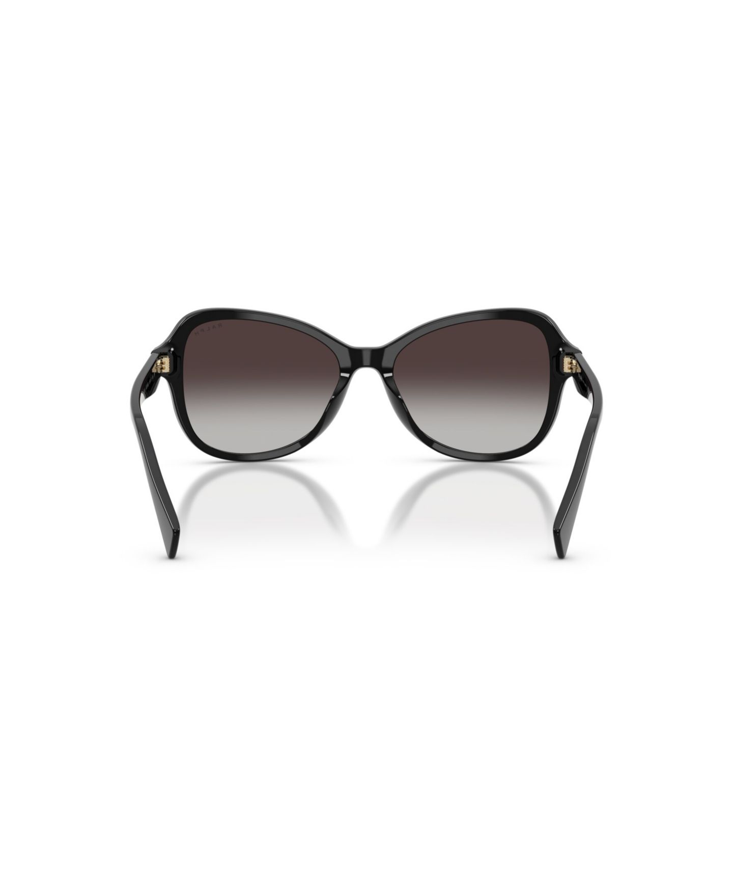 Женские солнцезащитные очки Ralph by Ralph Lauren Oversized Butterfly Sunglasses RA5360U, цвет: Чёрный — фото 3