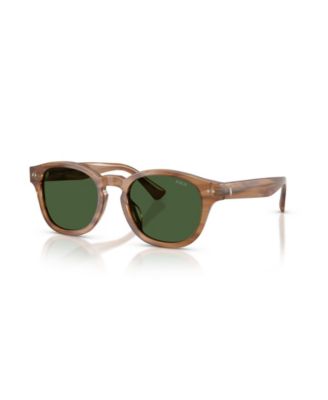 Round Keyhole Bridge Men's Sunglasses PH4253U