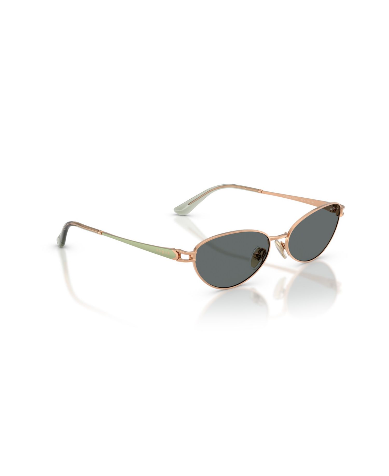 Women's Polarized Oval Metal Sunglasses VO4369S