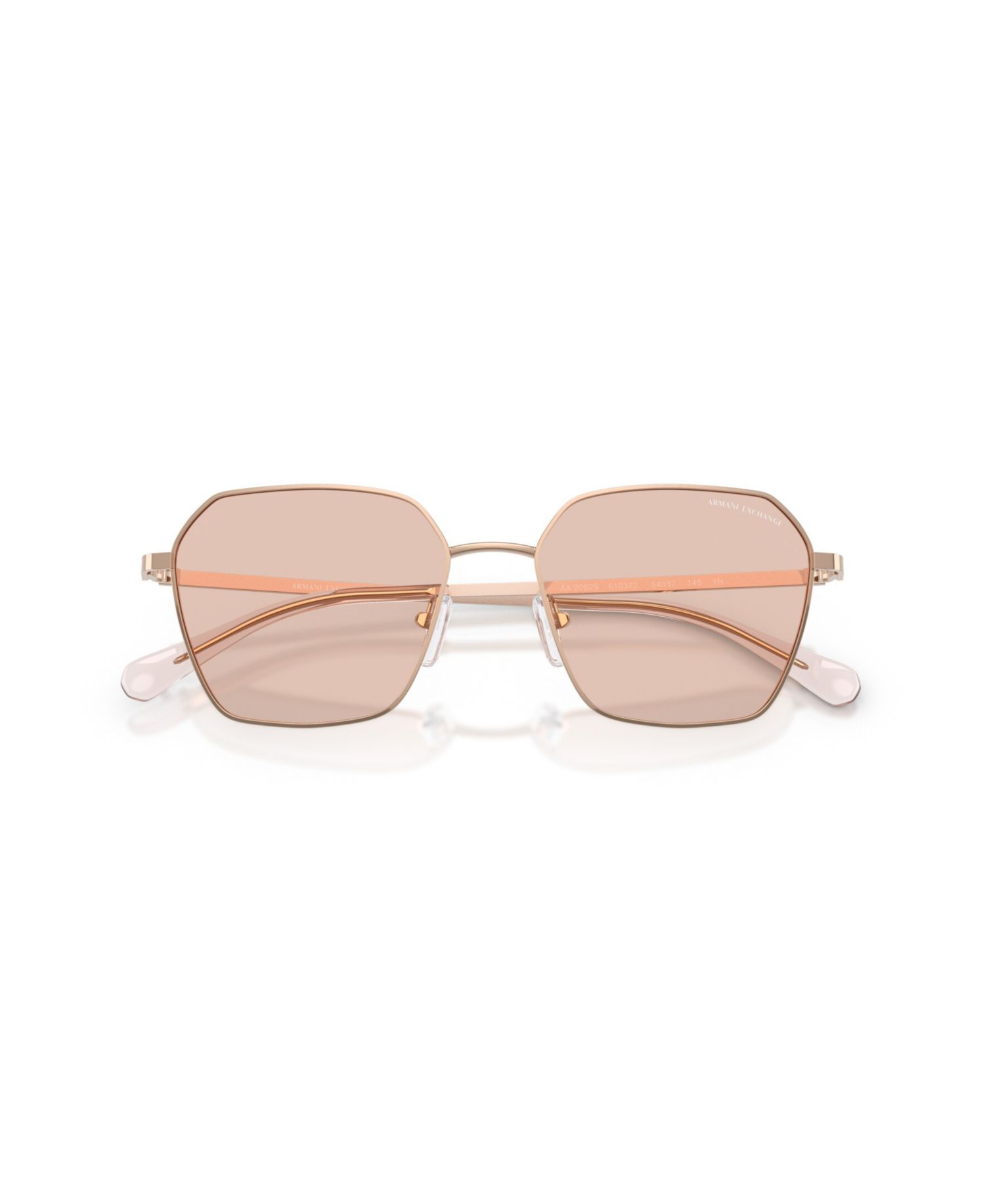 Women's Geometric Brown Sunglasses AX2062S