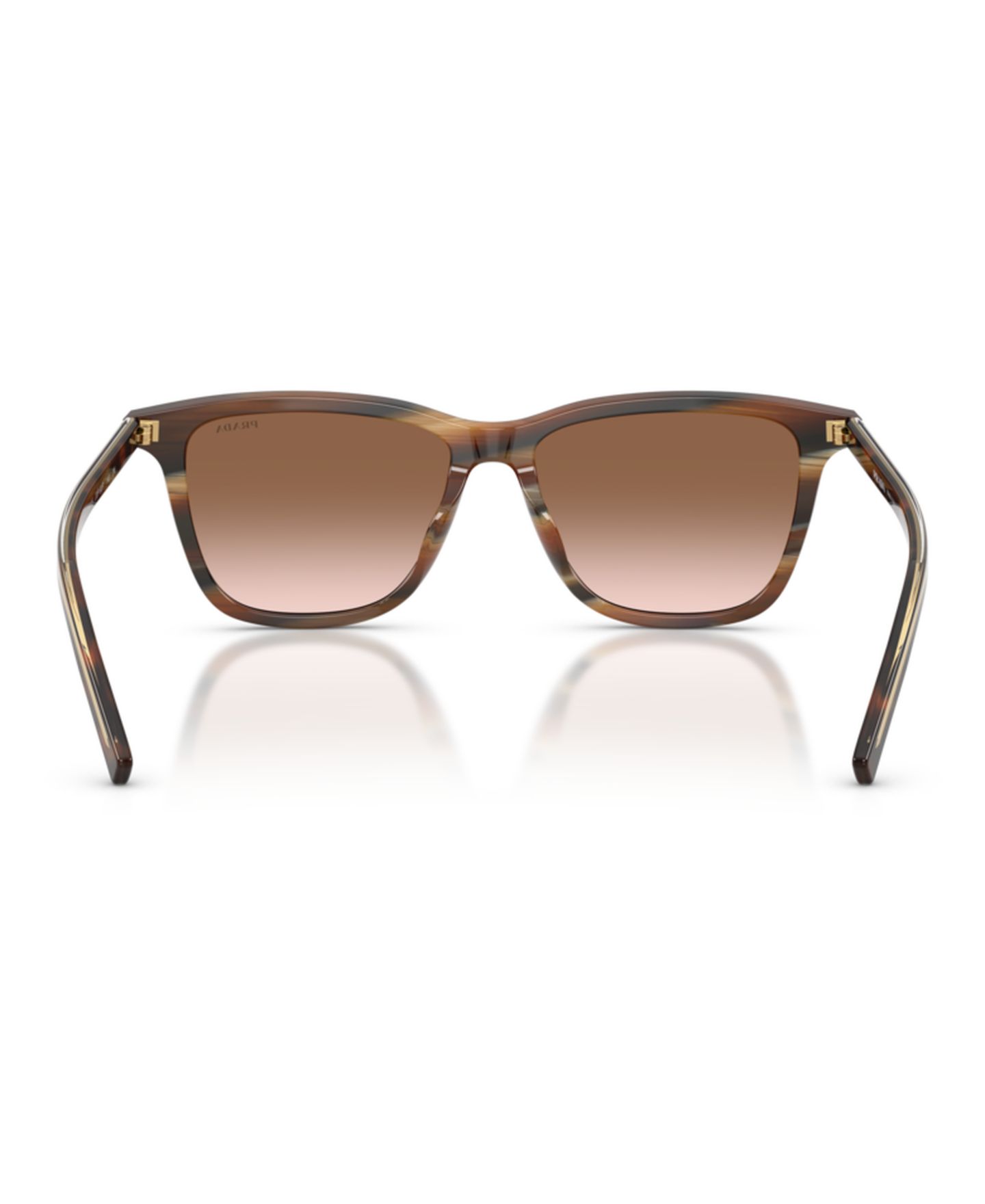 Женские солнцезащитные очки PRADA Square Gradient Sunglasses PR D18SD, цвет: Черепаховый — фото 3