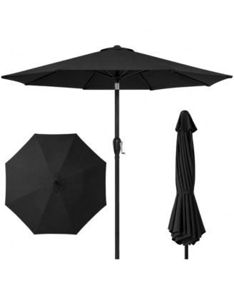 9ft Commercial Grade Patio Umbrella, 5-Year No Fade, Rustproof Aluminum Frame, Tilt and Crank