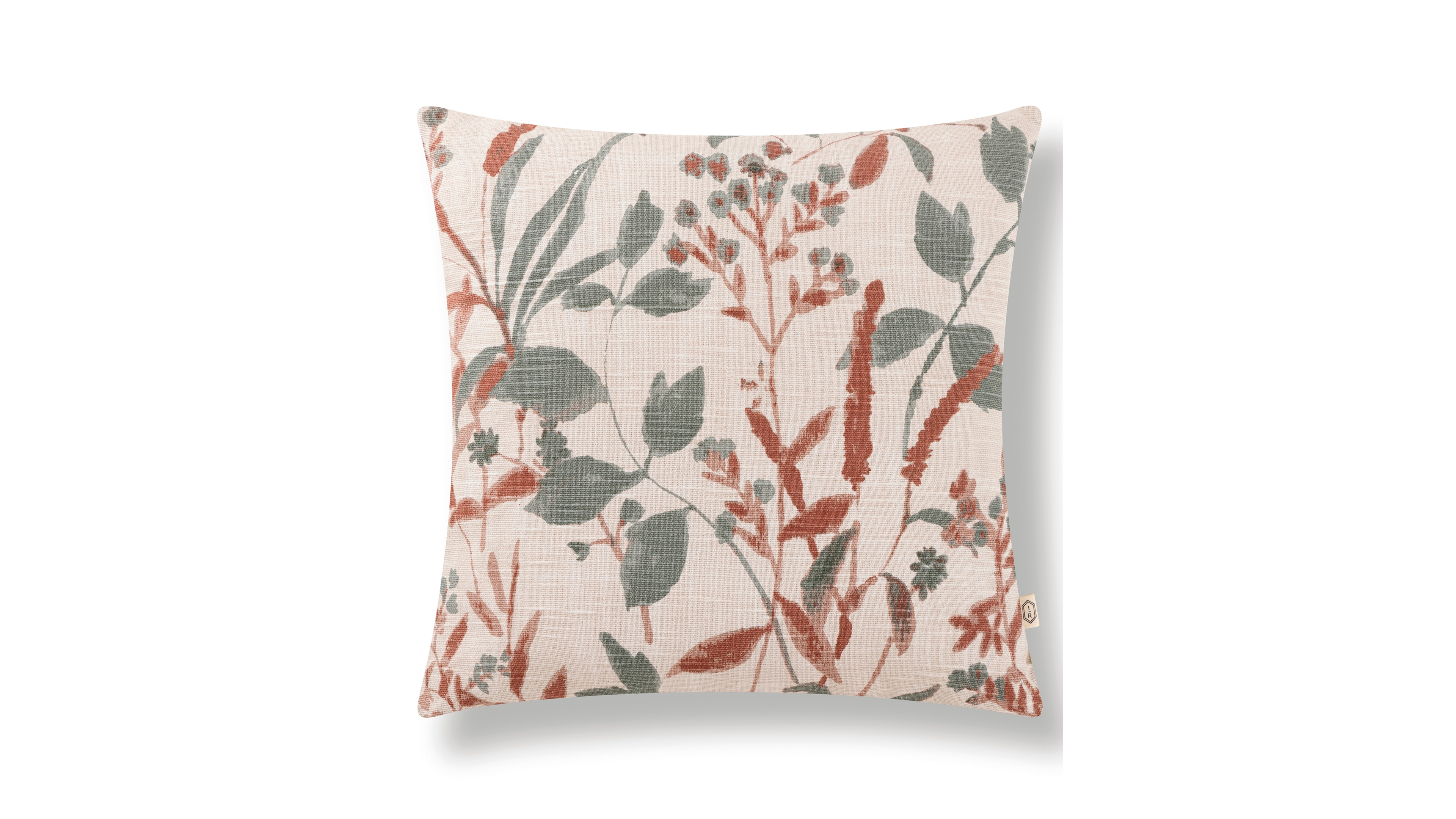Indigo Road by Egypt Sherrod Tani Watercolor Botanical Decorative Pillow, 20" x 20"