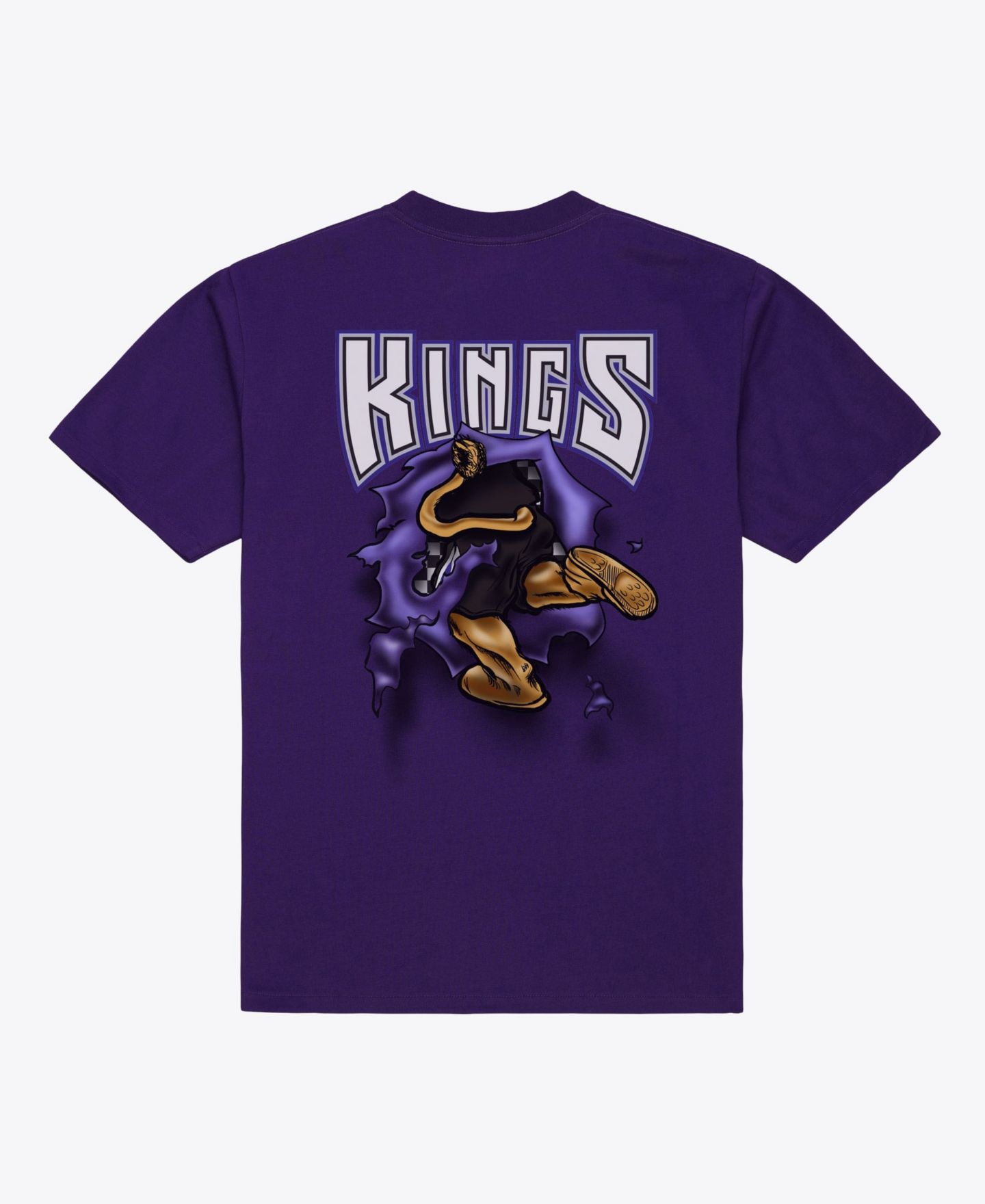Мужская футболка Mitchell & Ness Purple Sacramento Kings Breakthrough — фото 3