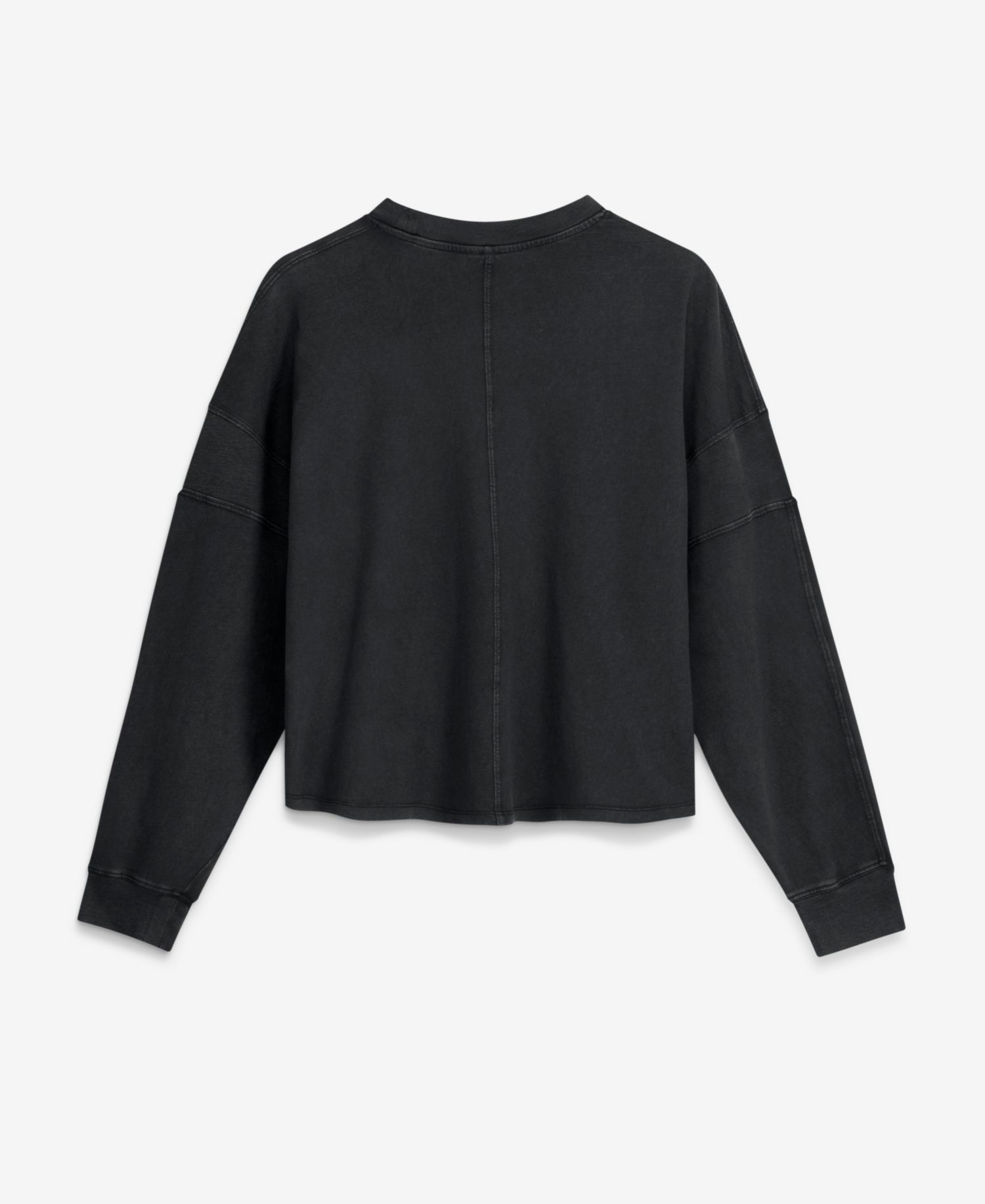 Women's Black Green Bay Packers Oversized Chop Block Boxy Long Sleeve T-Shirt