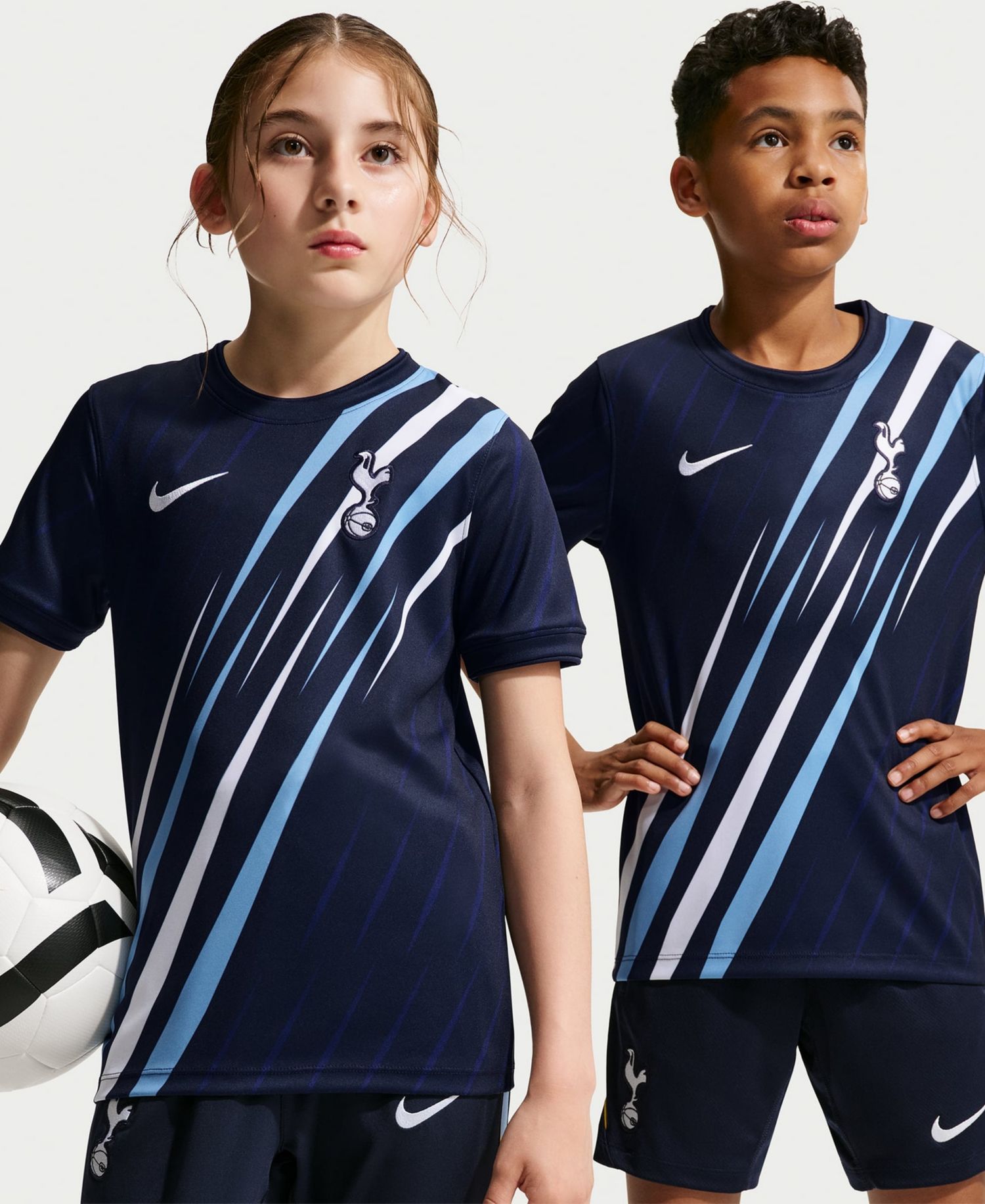 Big Boys and Girls Navy Tottenham Hotspur 2026/27 Away Pre-Match Top