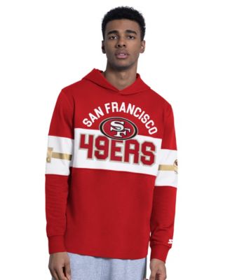 Men's  Scarlet San Francisco 49ers Fullback Jersey Hoodie