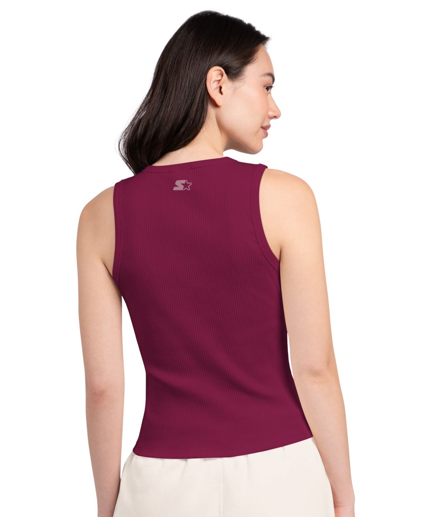 Женский топ Starter Maroon Tampa Bay Buccaneers Athleisure Cropped — фото 2