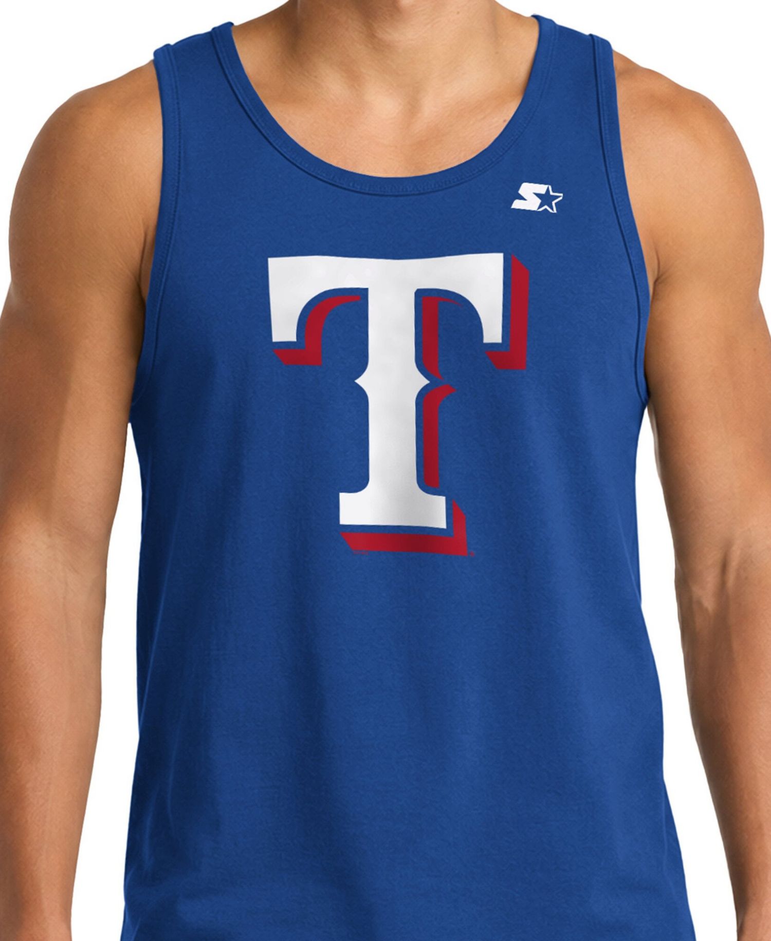 Men's Royal Texas Rangers Tank Top