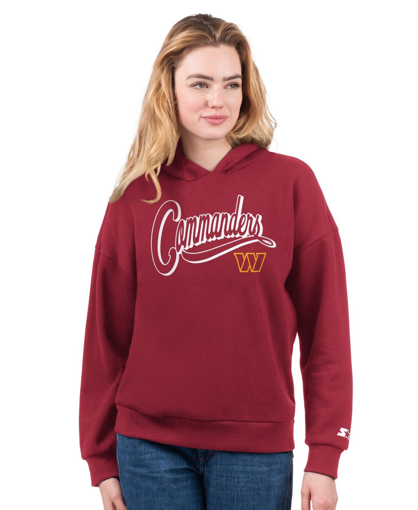 Женские худи Starter Gold/Burgundy Washington Commanders & T-Shirt Combo Pack — фото 4