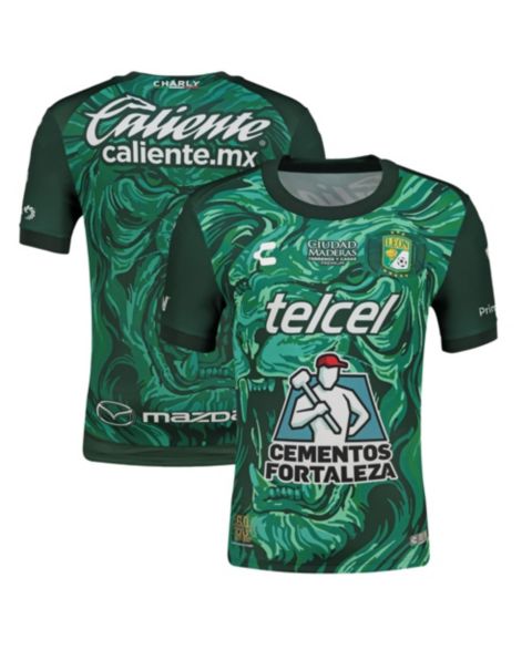 Мужской топ CHARLY Green Club Leon 2026/27 Home Authentic Jersey