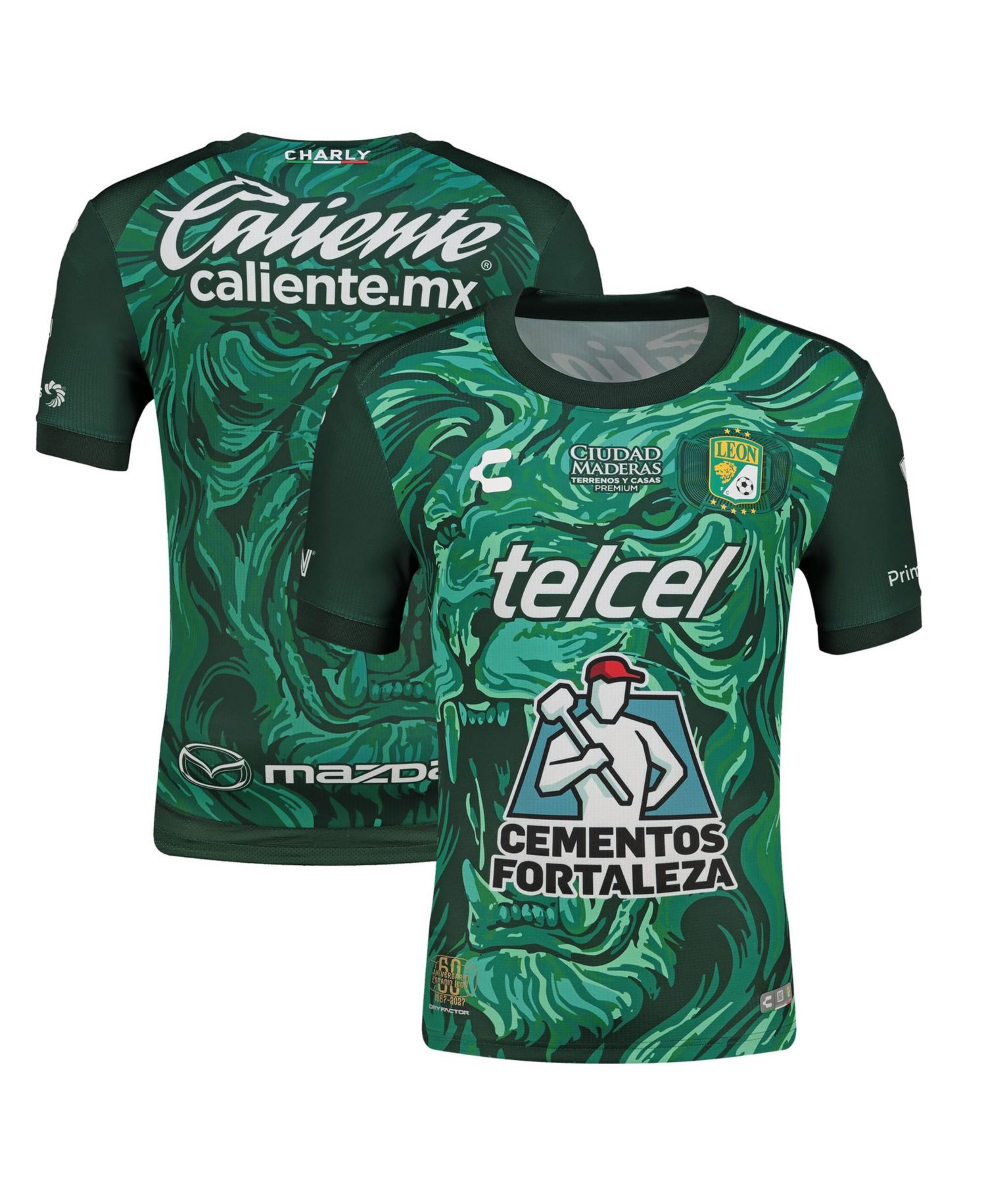 Men's Green Club Leon 2026/27 Home Authentic Jersey