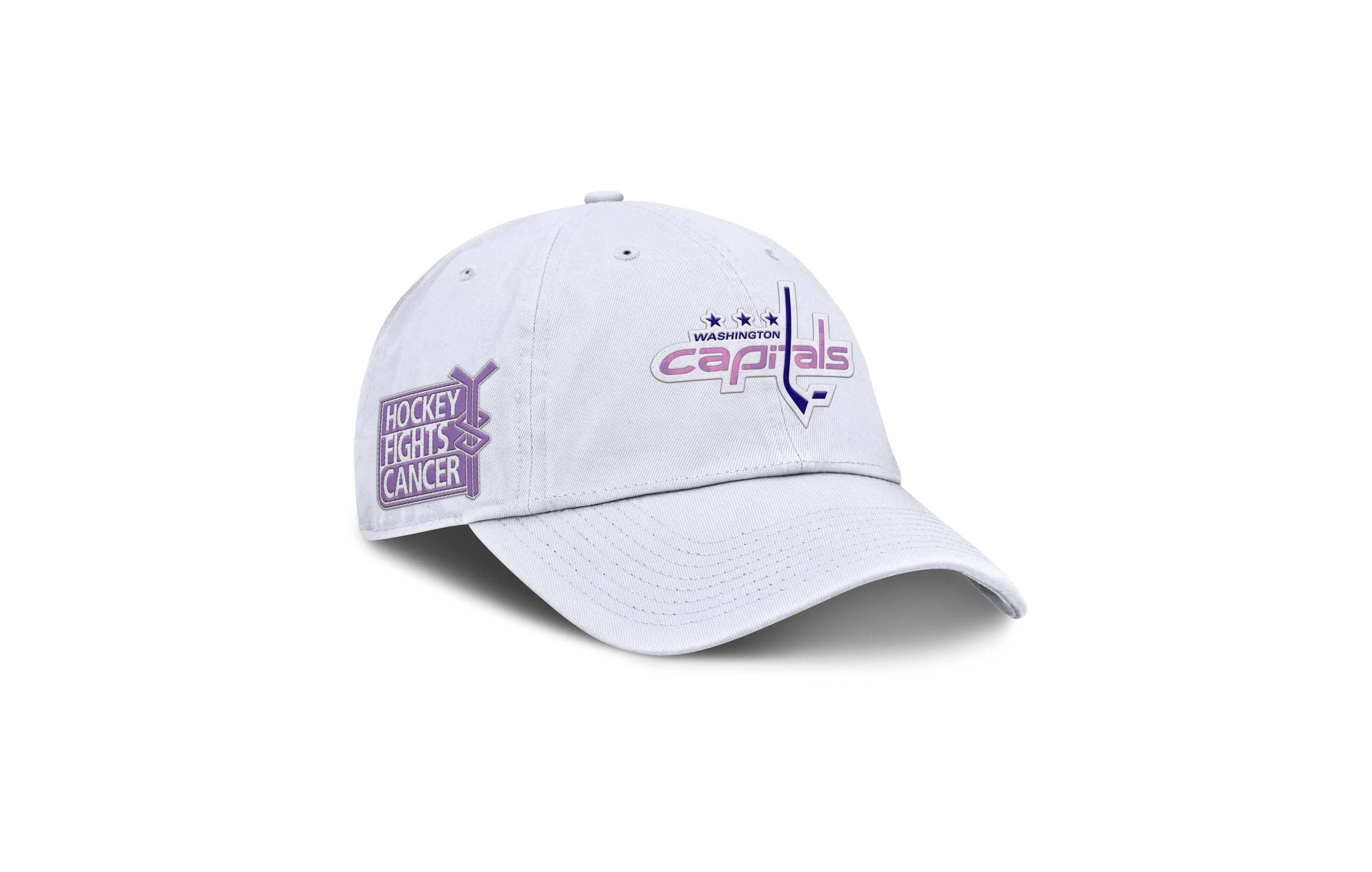 Fanatics Hockey Fights Cancer Adjustable Authentic Pro Baseball Cap