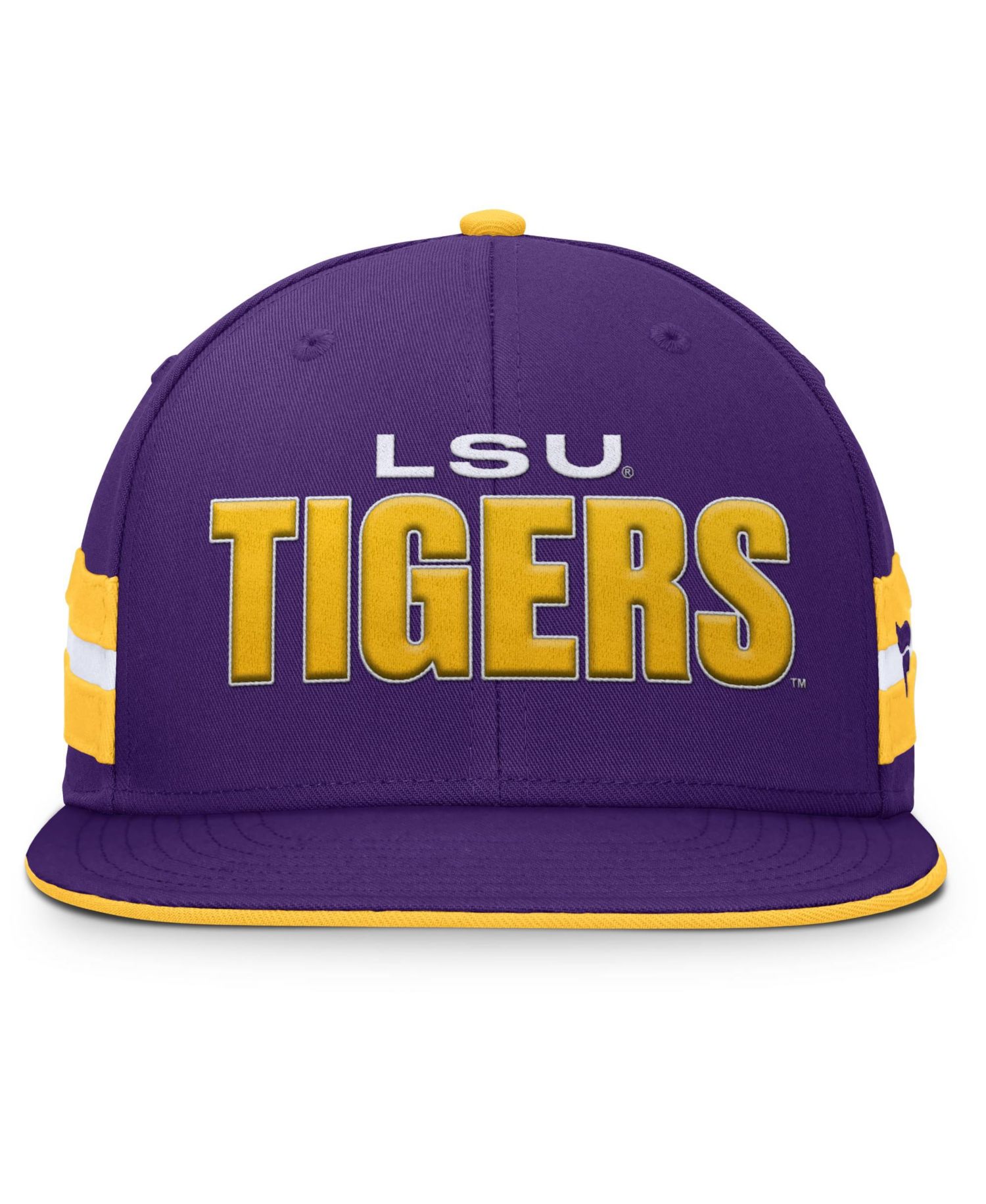 Men's Purple LSU Tigers Pick Off Fitted Hat