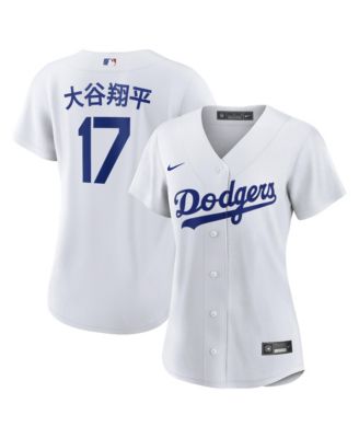Women's Shohei Ohtani White Los Angeles Dodgers Home Kanji Replica Jersey