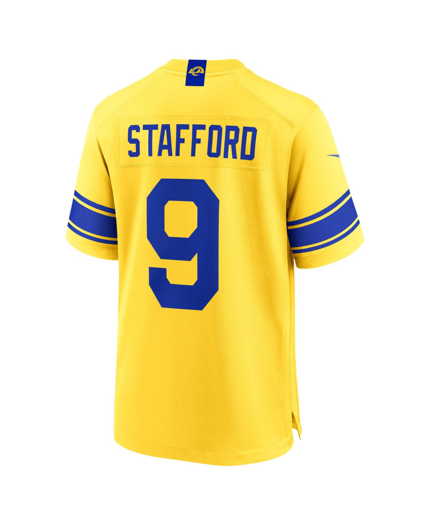 Men's Matthew Stafford Los Angeles Rams Classic Sol Game Jersey