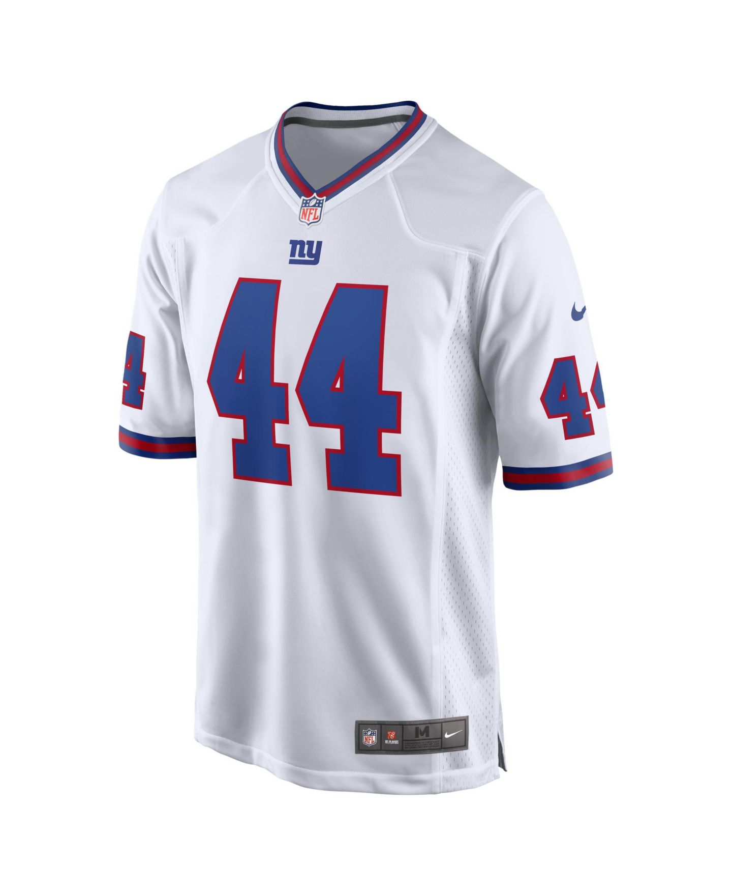 Мужской топ Nike Cam Skattebo White New York Giants Alternate Vintage White Game Jersey — фото 2