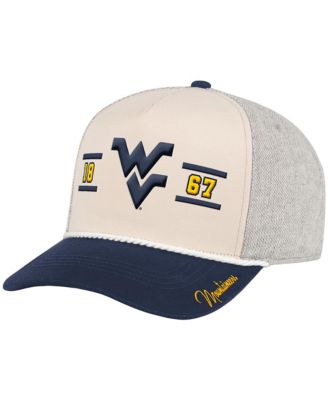 Men's  Natural West Virginia Mountaineers Frank Podium Adjustable Hat