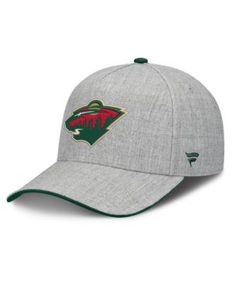 Men's Heather Gray Minnesota Wild A-Frame Adjustable Hat