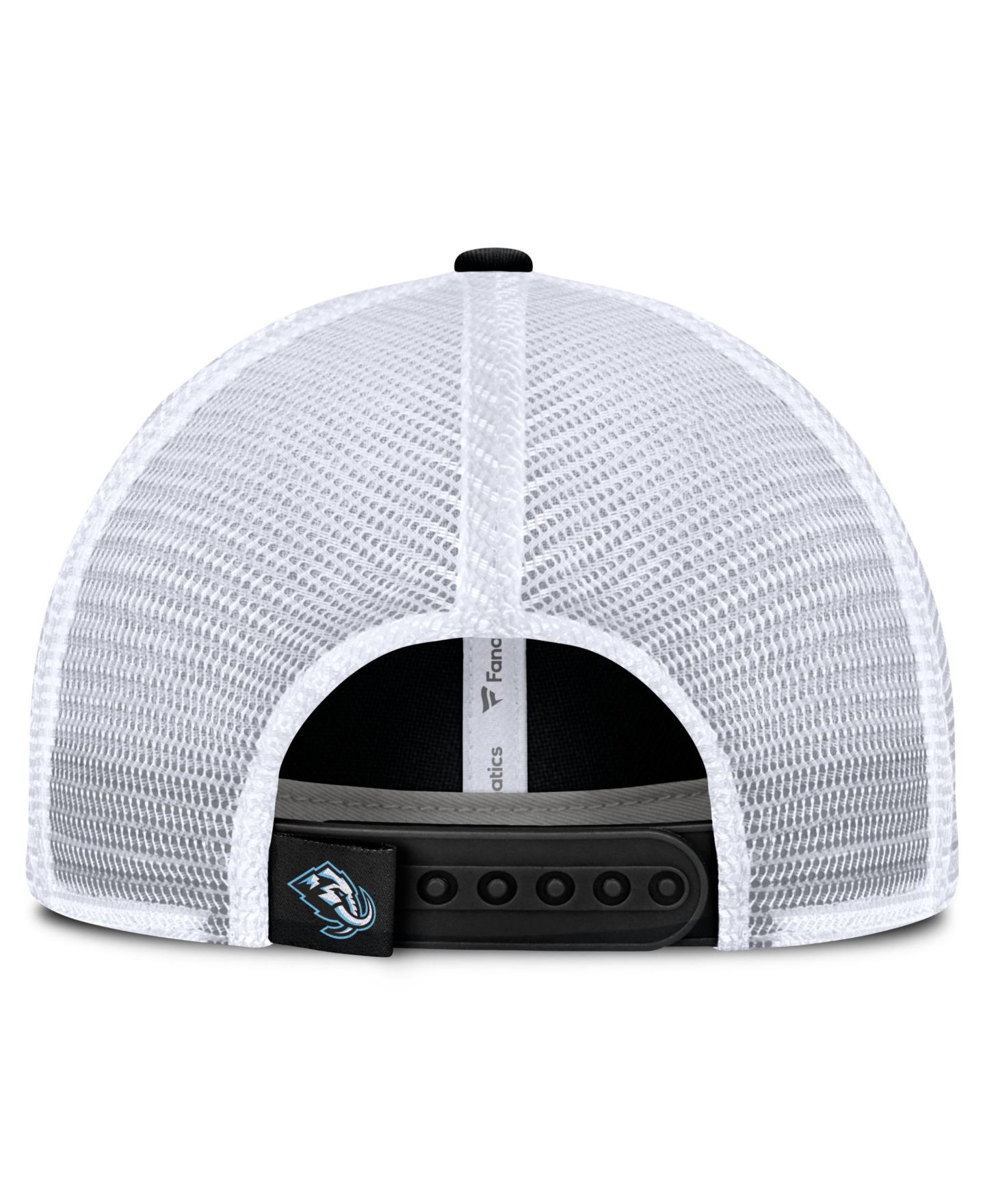 Мужская кепка Fanatics Black Utah Mammoth Fundamental Underline Trucker Adjustable Hat — фото 4