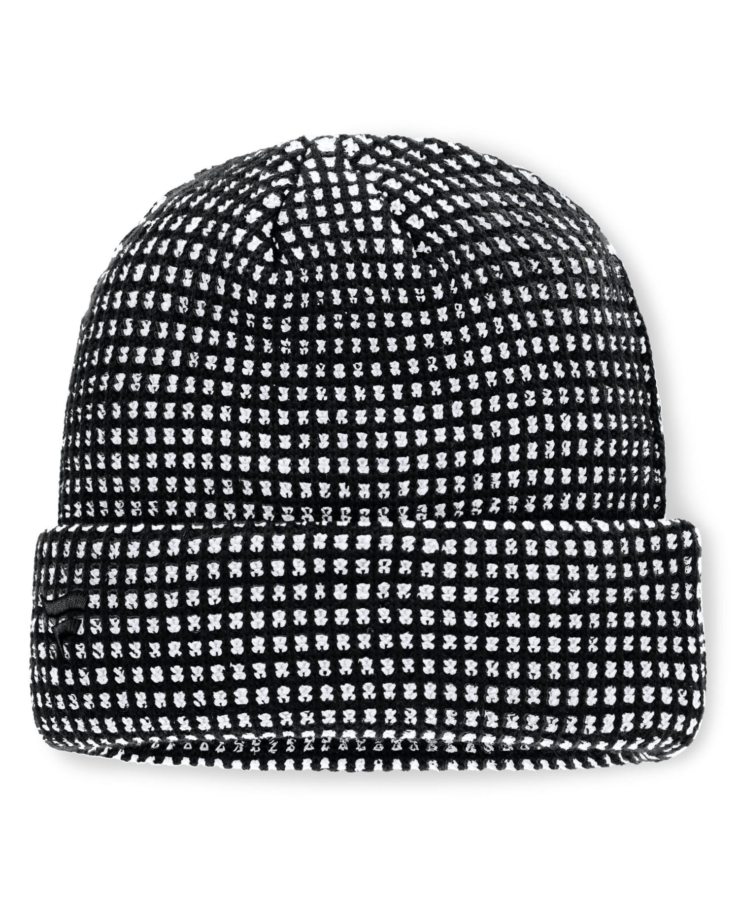 Men's Black Carolina Hurricanes Fundamental Scheme Ribbed Cuffed Knit Hat
