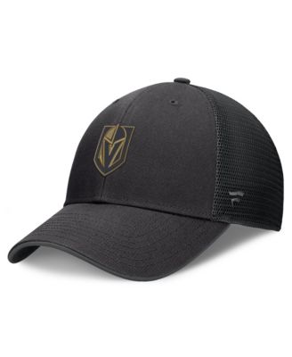 Men's Black Vegas Golden Knights Fundamental Limits Trucker Adjustable Hat