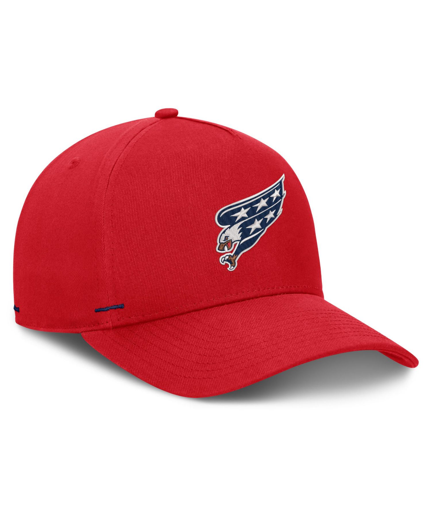 Men's Red Washington Capitals Alternate Authentic Pro Rink A-Frame Adjustable Hat