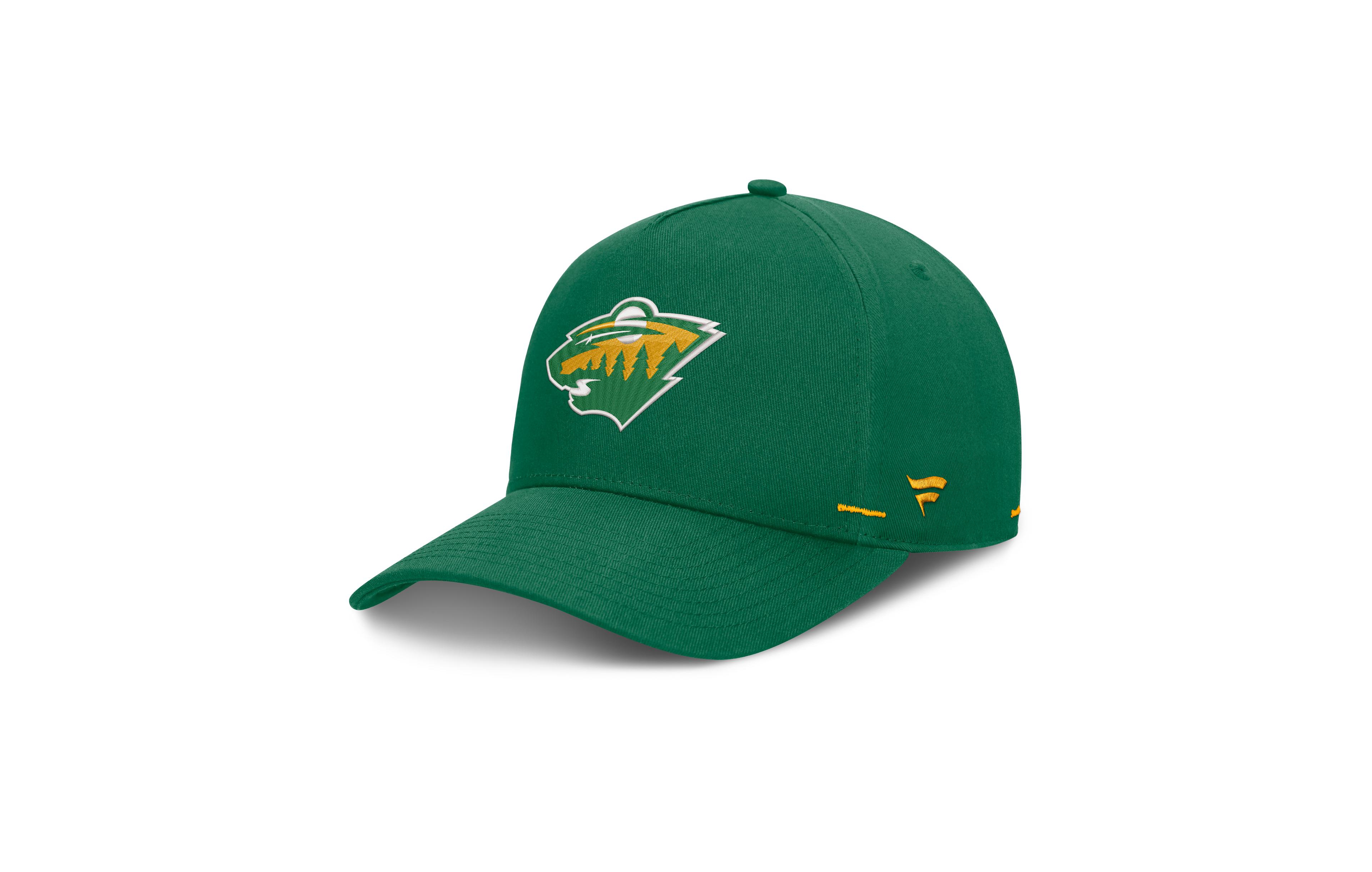 Fanatics Men's Minnesota Wild Authentic Pro Rink Embroidered A-Frame Baseball Cap