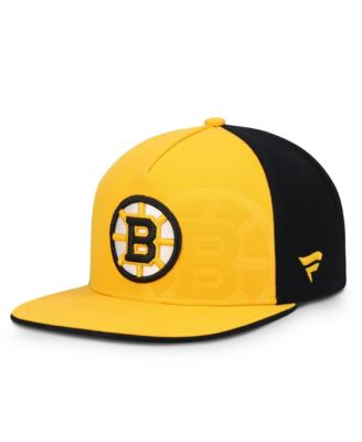 Men's  Gold/Black Boston Bruins Snapback Hat