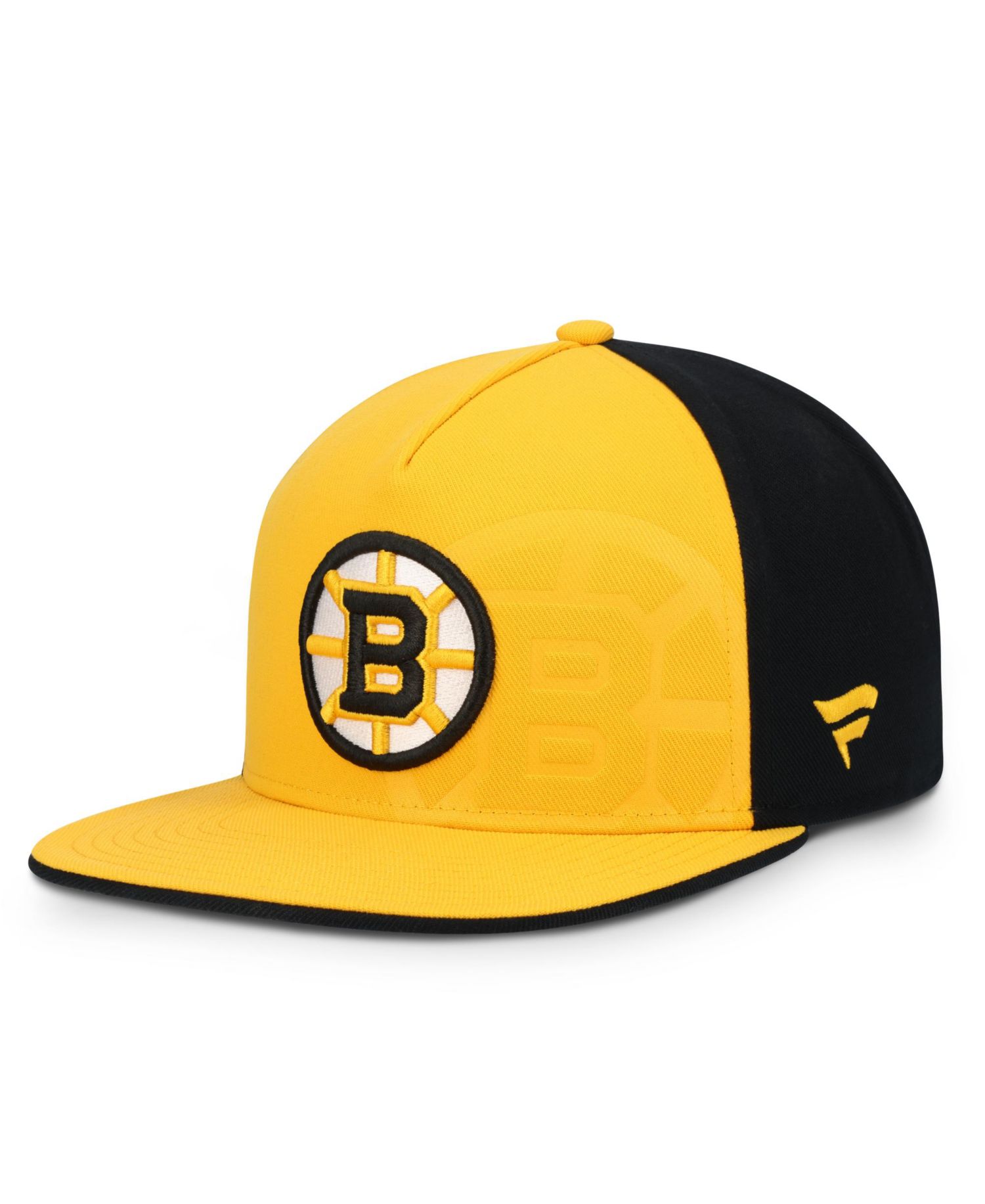 Men's Gold/Black Boston Bruins Snapback Hat