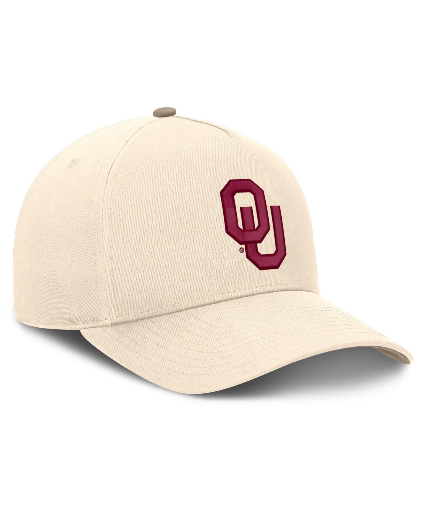 Мужская кепка Jordan Natural Oklahoma Sooners Rise Adjustable Hat — фото 4