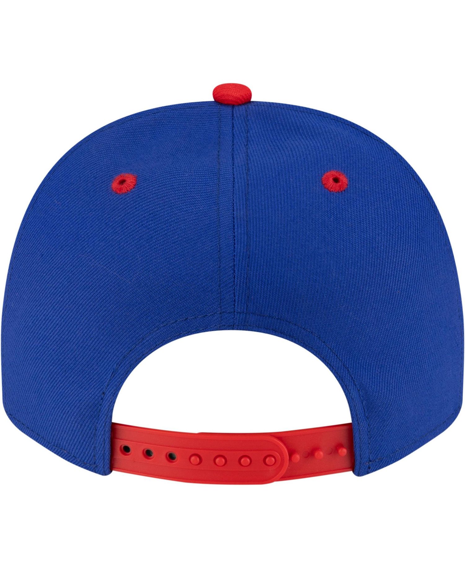 Men's Royal/Red Denver Nuggets 80s Throwback A-Frame 9FIFTY Snapback Hat