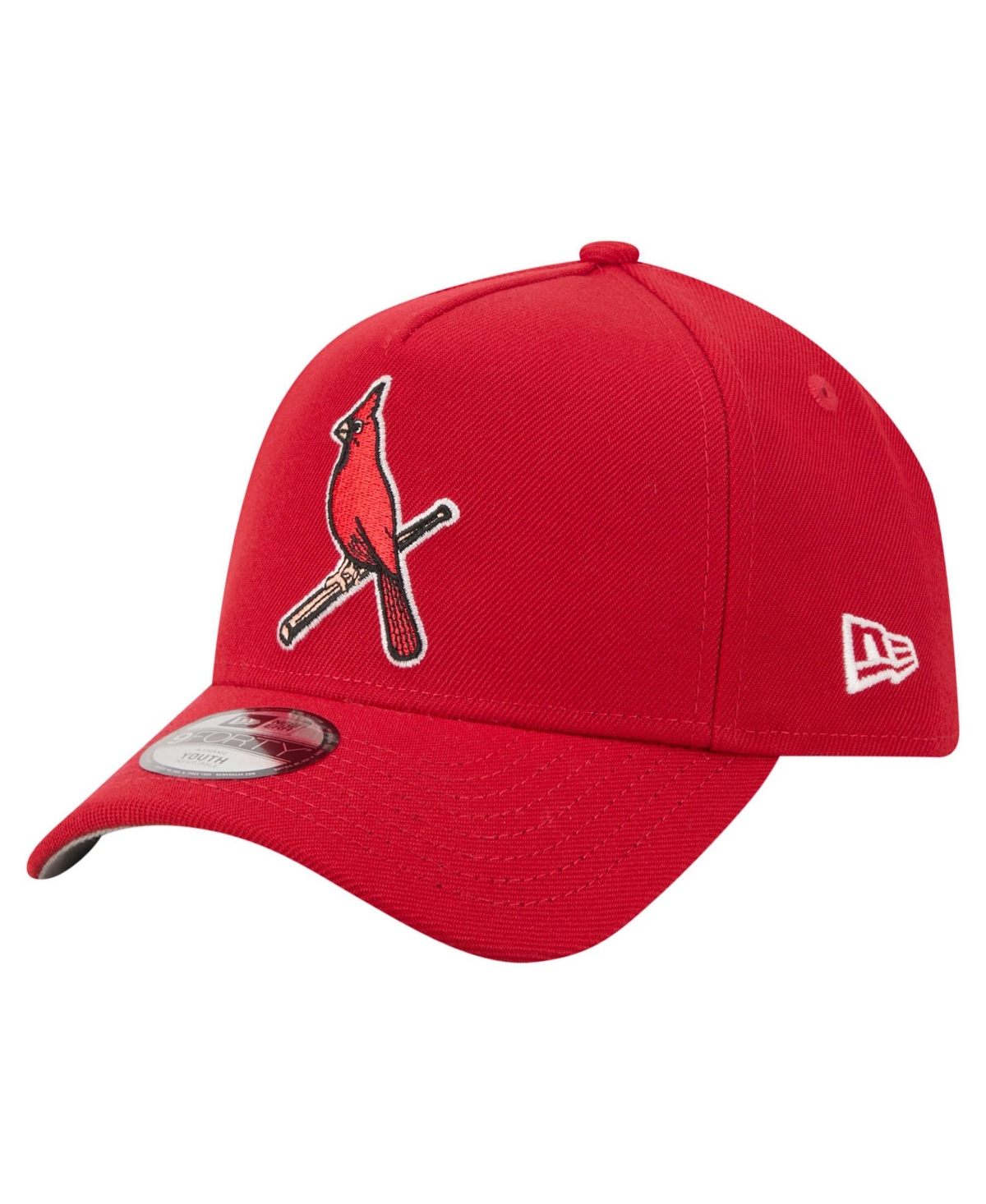 New Era Kids' Big Boys' And Girls' 9forty A-frame Cooperstown Logo Baseball Cap In Red