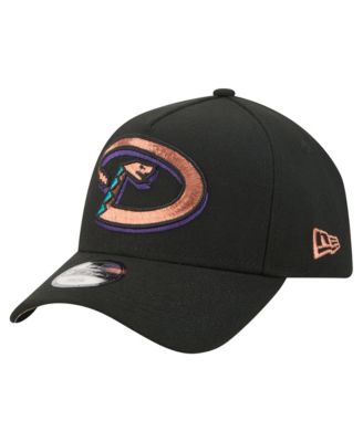 Big Boys and Girls  Black Arizona Diamondbacks Cooperstown Logo 9FORTY A-Frame Adjustable Hat