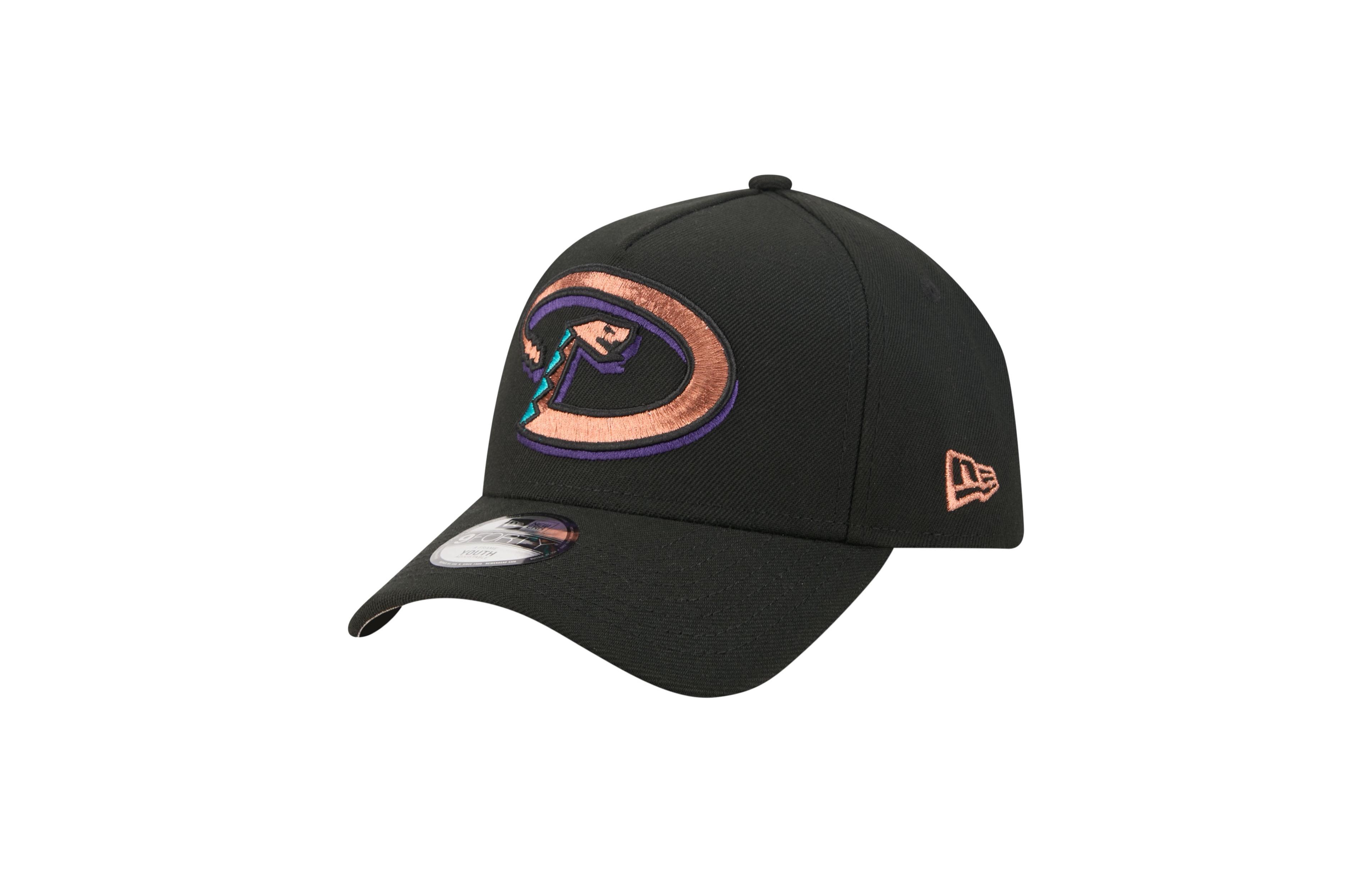 New Era Boys' and Girls' Arizona Diamondbacks 9FORTY A-Frame Cooperstown Logo Baseball Cap