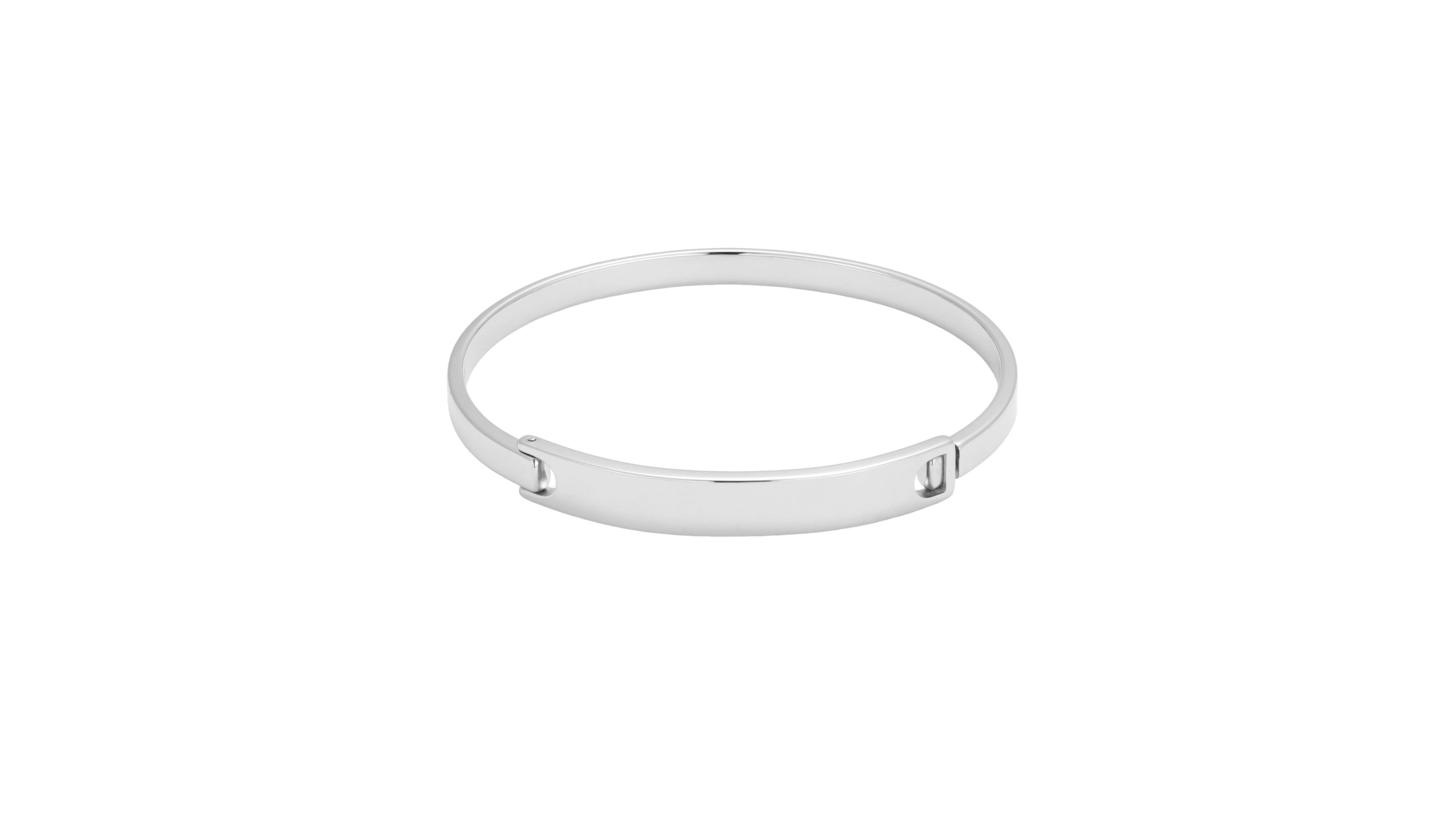 Adornia Men's Silver-Tone Chainlink Cuff Bracelet