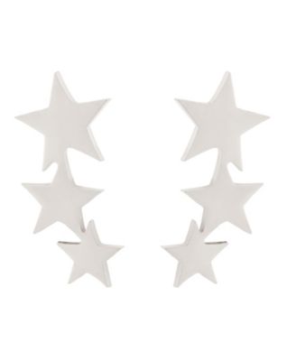 Women's Gold-Tone Star Climber Earrings