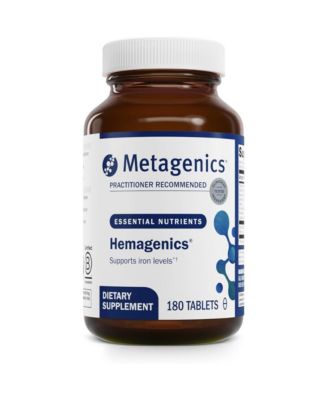 Hemagenics Iron Supplement with B12, B6 and Folate Supports Red Blood Cell Formation, Energy and Immune Health 180 Tablets