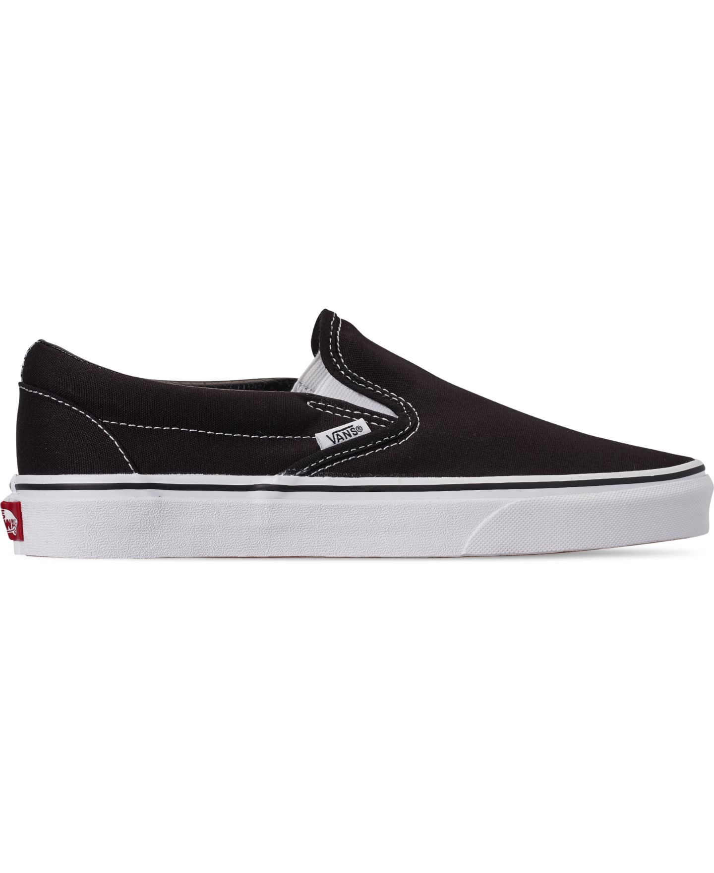 Мужские кроссовки Vans Classic Slip-On, цвет: Чёрный / Белый — фото 2