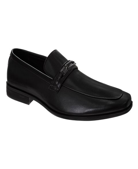 Мужские лоферы Perry Ellis с квадратным носком, цвет: Чёрный
