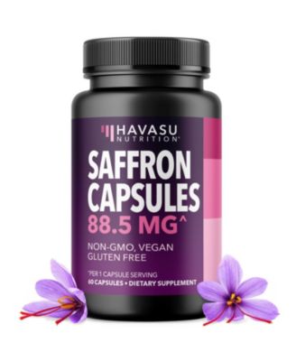 Saffron Extract Capsules | 88.5mg Per Serving | Crocus Sativus Extract | 60 Capsules