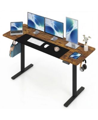 Electric Standing Desk with 3 Memory Presets, Cable Management and Hook