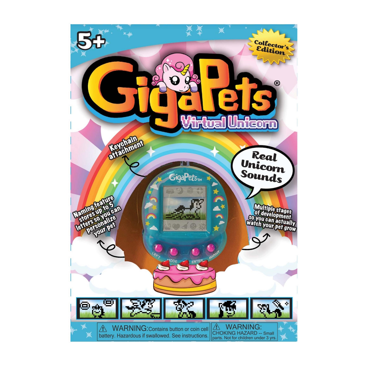 GigaPets 90s Virtual Unicorn Electronic Game - Open Miscellaneous