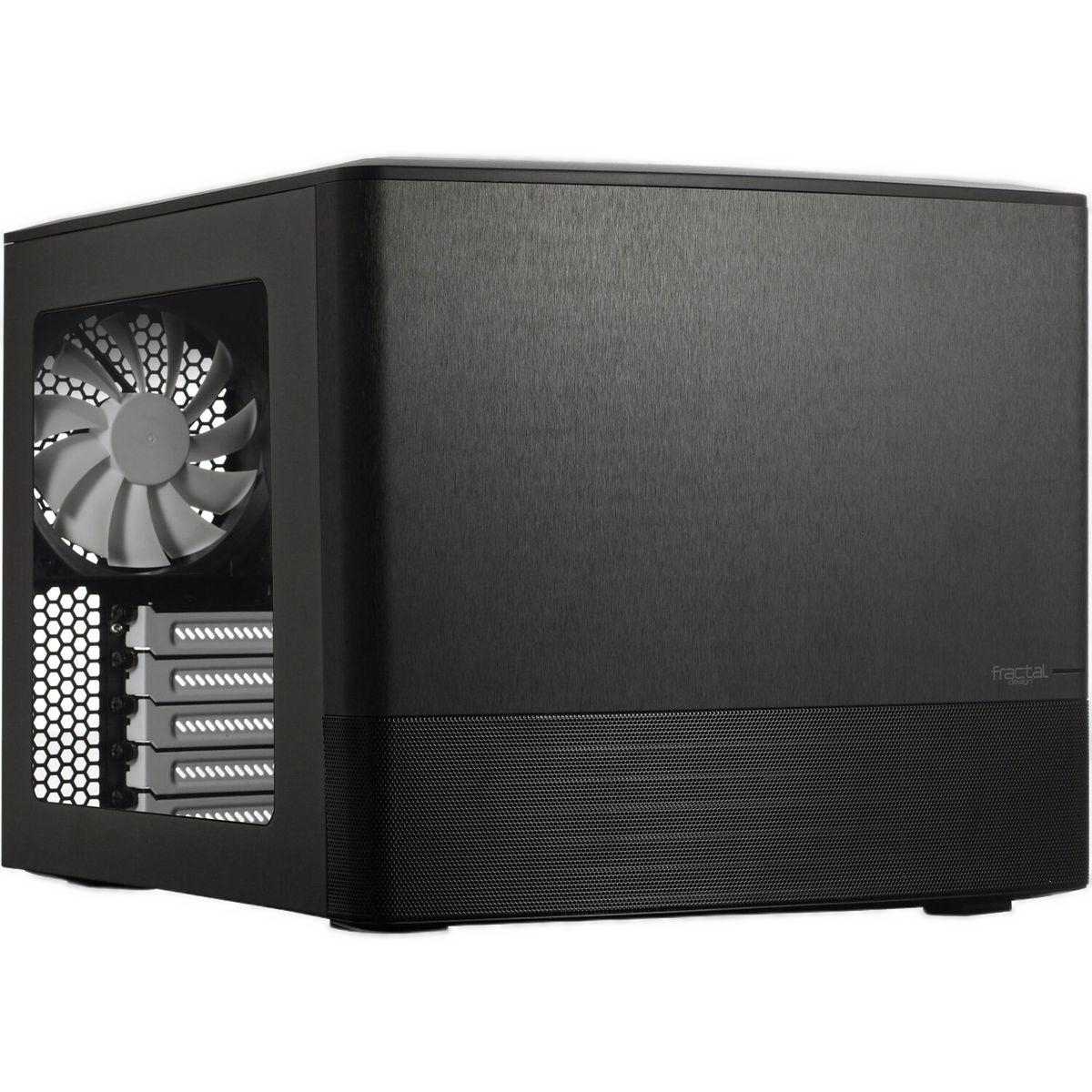 Fractal Design Node 804 Dual-Chamber Side-Window Micro-atx Computer Case, Compatible with Micro-atx Motherboards - Black