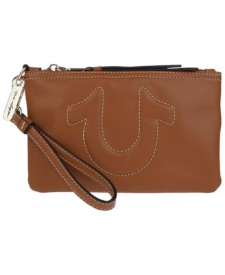 Women's Bombe Horseshoe Wristlet Pouch with Zip Closure