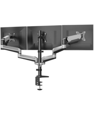 Adjustable Triple Monitor Mount Stand, Compatible with 32" Monitors (75x75mm/100x100mm VESA)