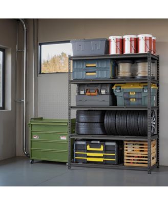 5-Tier Storage Shelves, Heavy-Duty Garage Shelving Unit, 24 x 48 x 72 Inches
