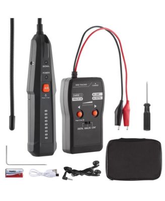 Underground Wire Locator 6.5 ft Detection Depth Cable Tracer and Break Detector 3280 ft Range