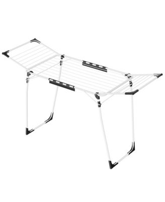 Clothes Drying Rack, Foldable Heavy Duty Laundry Rack, Space Saving, 66.3 x 21.5 x 37.2 Inches