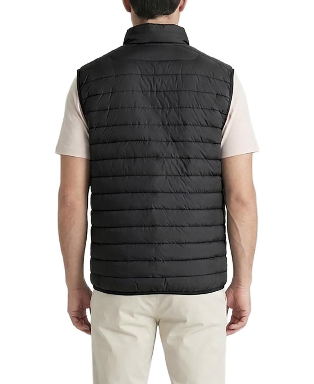 Level 7 Men's Essential Metro Duck Down Mock-Neck Slim-Fit Vest
